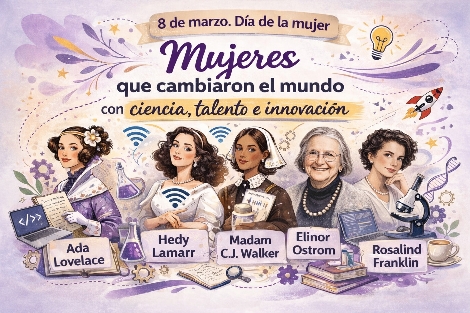 mujeres que cambiaron el mundo. 8 de marzo